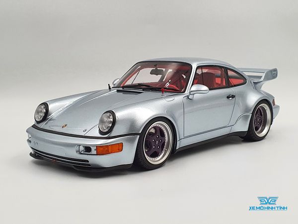 Xe Mô Hình Porsche 911 (964) RSR 1:18 GTSpirit ( Xanh Bạc )