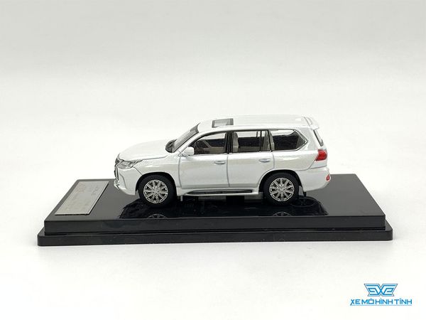 Xe Mô Hình Lexus LX570 1:64 HIKASI ( Trắng )