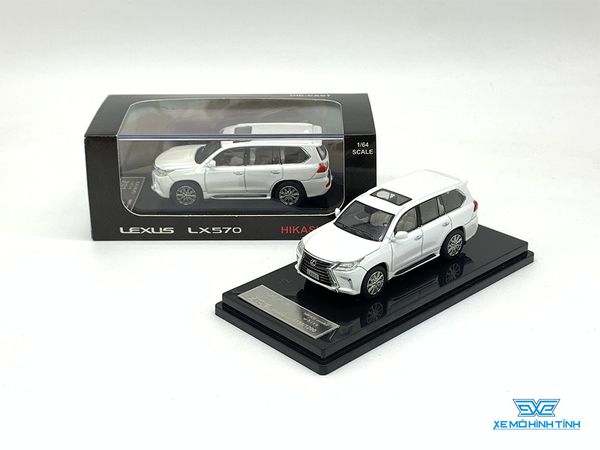 Xe Mô Hình Lexus LX570 1:64 HIKASI ( Trắng )