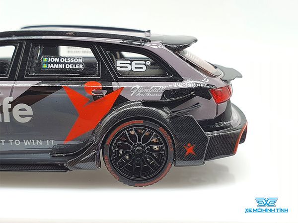 Xe Mô Hình Audi RS6 DTM 56 1:64 HPI64 ( Xám Camo )