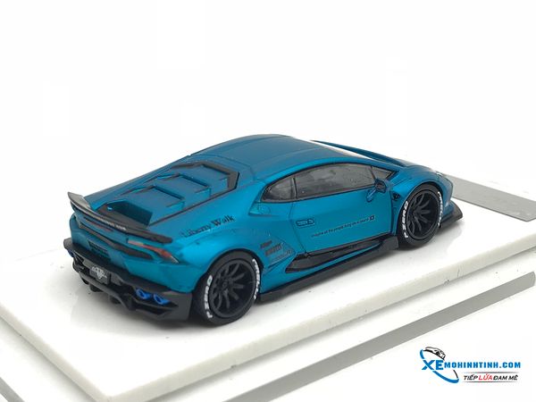 Xe Mô Hình Lamborghini Huracan Liberty Walk 1:64 LB ( Xanh ngọc Nhám )