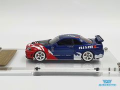 Xe Mô Hình Nismo R34 GT-R R-tune Launch Ver.Tas 1:64 Ignition Model (Xanh)