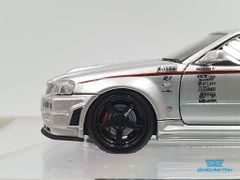 Xe Mô Hình Nismo R34 GT-R R-tune 1:64 Ignition Model (Bạc)