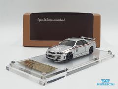 Xe Mô Hình Nismo R34 GT-R R-tune 1:64 Ignition Model (Bạc)