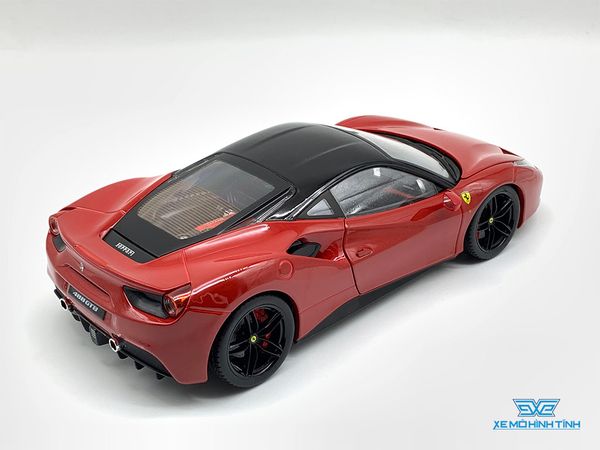 Xe Mô Hình Ferrari 488 Gtb 1:18 Bburago Sigtature Series (Đỏ)