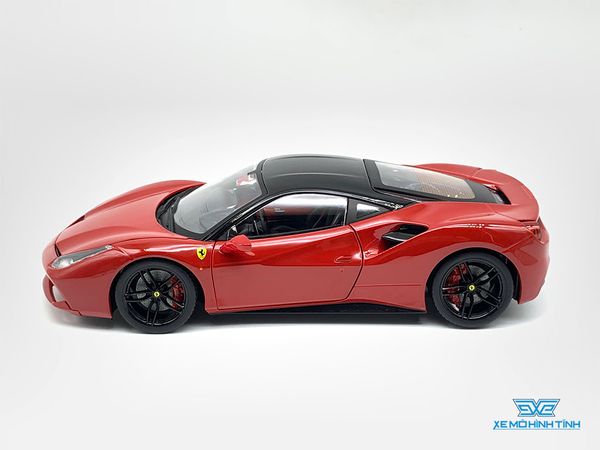 Xe Mô Hình Ferrari 488 Gtb 1:18 Bburago Sigtature Series (Đỏ)