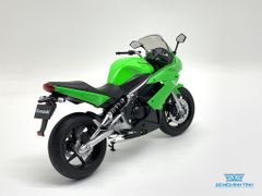 XE MÔ HÌNH KAWASAKI NINJA 650 2009 1:10 WELLY (XANH)