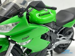 XE MÔ HÌNH KAWASAKI NINJA 650 2009 1:10 WELLY (XANH)