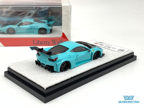 Xe Mô Hình LB Ferrari 458 GT 1:64 JEC ( Xanh Ngọc )