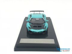 Xe Mô Hình Lamborghini Aventador 2.0 LB 1:64 JEC ( Xanh Ngọc )