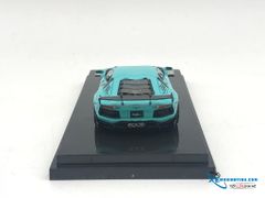 Xe Mô Hình Lamborghini Aventador 2.0 LB 1:64 JEC ( Xanh Ngọc )