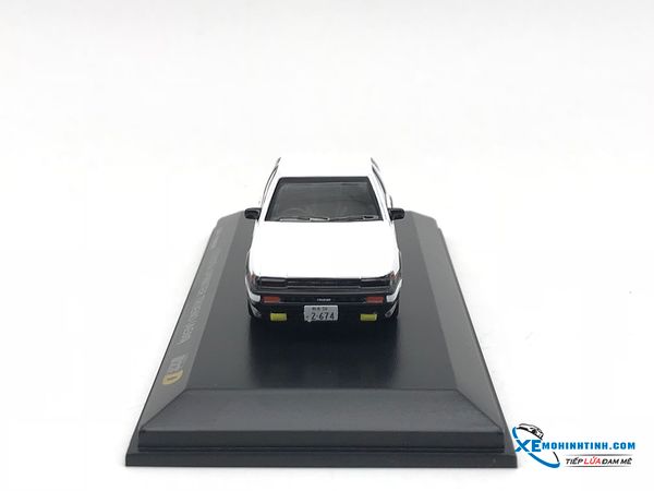 Xe Mô Hình Toyota Sprinter Trueno ( AE86 ) 1:64 Kyosho ( Trắng )