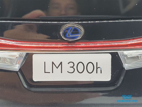 Xe Mô Hình Lexus LM300h 1:18 Kengfai (Đen)