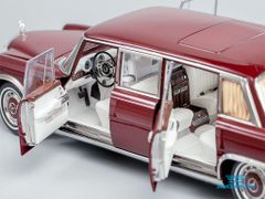 Xe Mô Hình Mercedes-Benz Pullman MB 600 1:18 Kengfai (Đỏ Nội Thất Trắng)