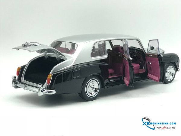 Xe Mô Hình Rolls-Royce Phantom VI 1:18 Kyosho ( Đen - Bạc )