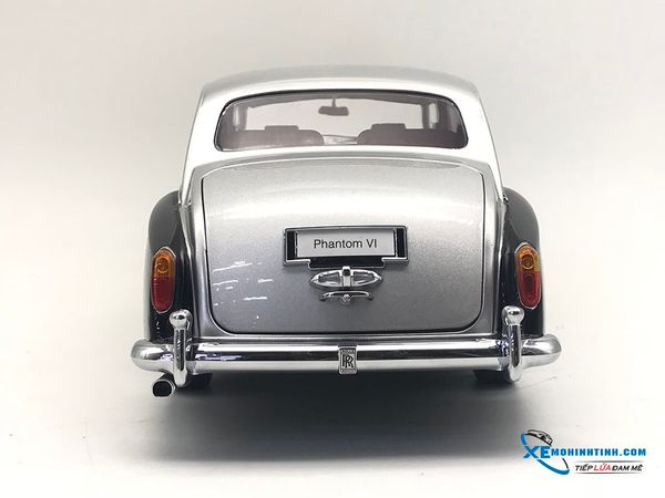 Xe Mô Hình Rolls-Royce Phantom VI 1:18 Kyosho ( Đen - Bạc )