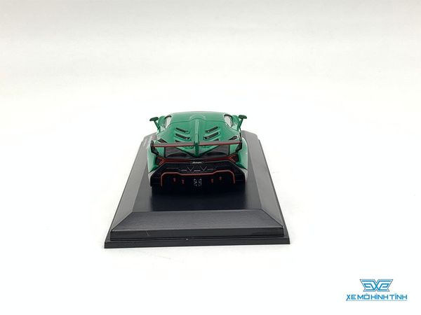 Xe Mô Hình Lamborghini Veneno Mui Cứng 1:64 Kyosho ( Xanh Lá )