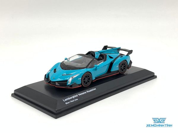 Xe Mô Hình Lamborghini Veneno Roadster 1:64 Kyosho ( Xanh Dương )