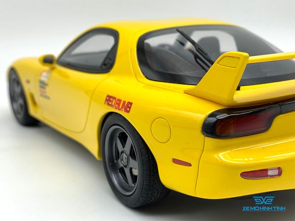 Xe Mô Hình Mazda RX-7 FD3S + Figure 1:18 Kyosho ( Vàng )