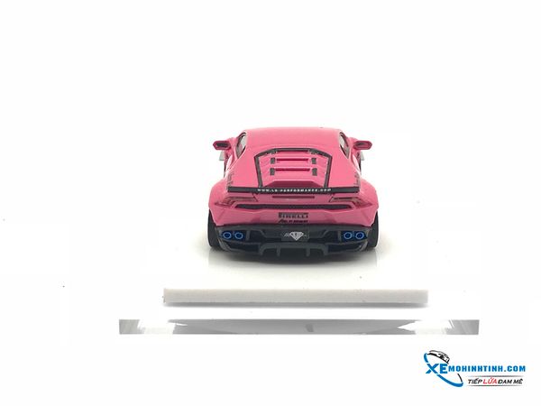 Xe Mô Hình Lamborghini Huracan LB 1:64 Liberty Walks ( Hồng )