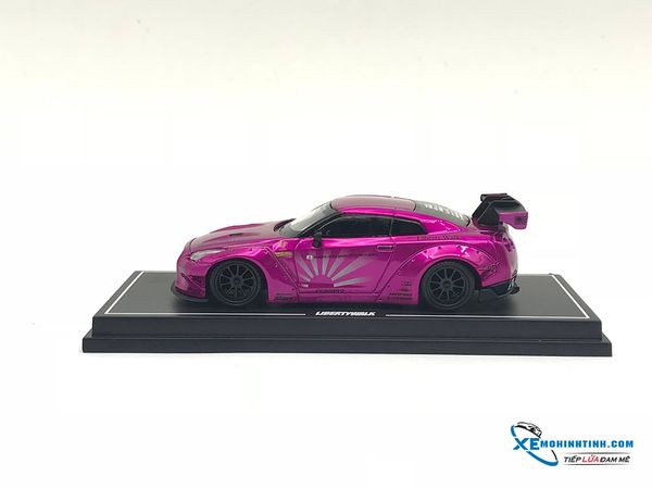 Xe Mô Hình Nissan GTR- R35 LB 1:64 Liberty Walks ( Hồng )