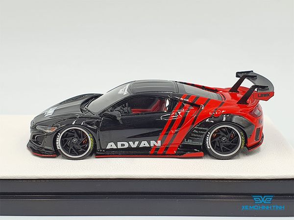 Xe Mô Hình Honda NSX LBWK Advan 1:64 Timothy&Pierre ( Đỏ Đen )