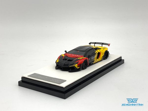 Xe Mô Hình Lamborghini Aventador 2.0 LB INFINITE Limited 499pcs Timothy Pierre và Liberty Walk LBWK 1:64 ( Vàng Infinite )