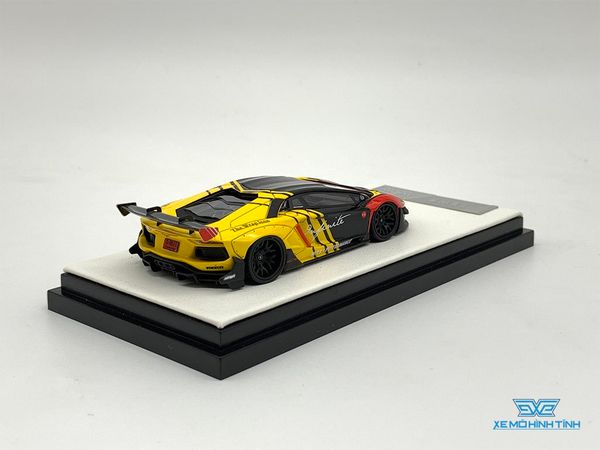 Xe Mô Hình Lamborghini Aventador 2.0 LB INFINITE Limited 499pcs Timothy Pierre và Liberty Walk LBWK 1:64 ( Vàng Infinite )