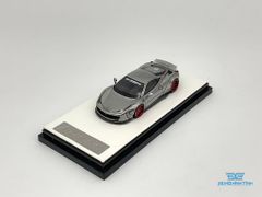 Xe Mô Hình Ferrari 458 LB Limited 499pcs Timothy Pierre và Liberty Walk 1:64 ( Chrome )