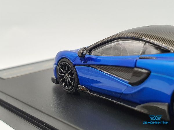 Xe Mô Hình McLaren 600LT 1:64 LCD ( Xanh Kim Loại )