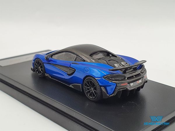 Xe Mô Hình McLaren 600LT 1:64 LCD ( Xanh Kim Loại )