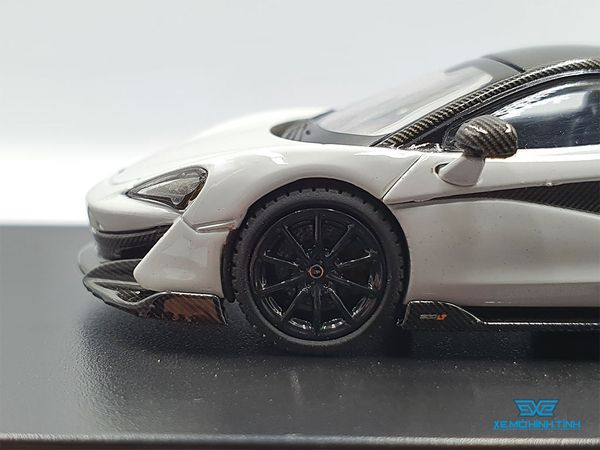 Xe Mô Hình McLaren 600LT LCD  1:64 ( Trắng )