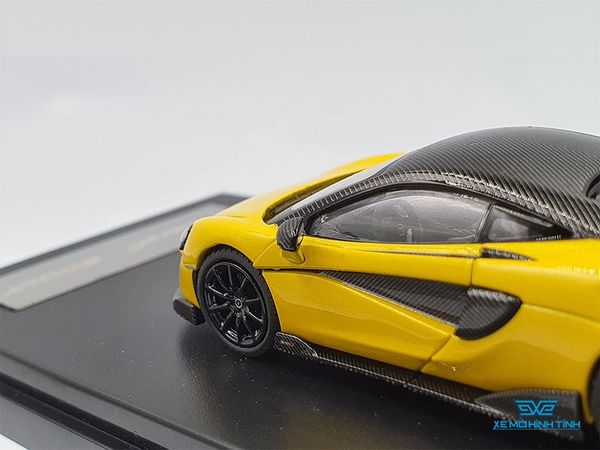 Xe Mô Hình McLaren 600LT 1:64 LCD ( Vàng )