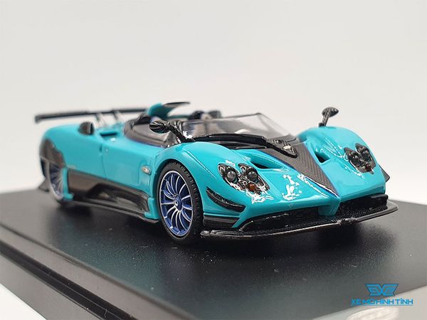 Xe Mô Hình Pagani Zonda 1:64 LCD Models ( Xanh Ngọc )