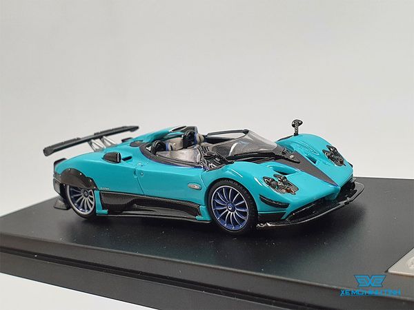 Xe Mô Hình Pagani Zonda 1:64 LCD Models ( Xanh Ngọc )