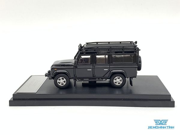 Xe Mô Hình Land Rover Defender 1:64 Master ( Đen Bóng )