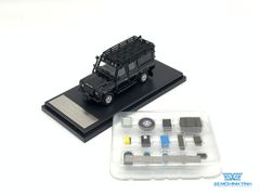 Xe Mô Hình Land Rover Defender 1:64 Master ( Đen Bóng )