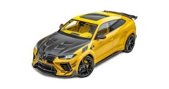 Xe Mô Hình Lamborghini Urus Venatus 1:18 Mansory ( Black Gloss - Yellow )