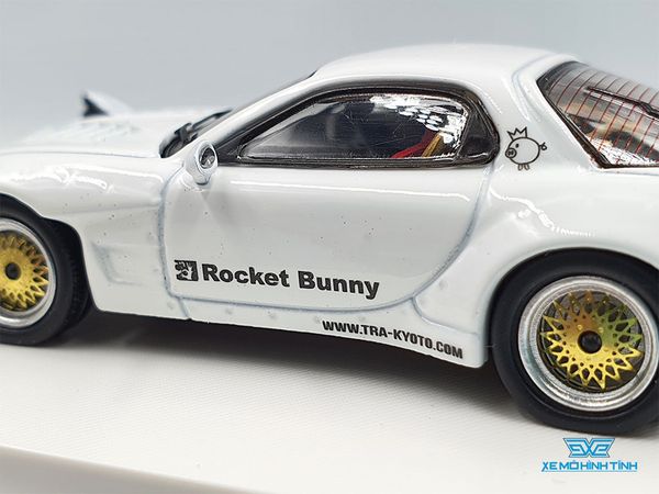 Xe Mô Hình Mazda RX-7 1:64 Time Micro ( Trắng )