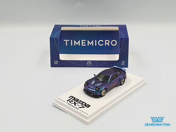 Xe Mô Hình Mazda RX-7 1:64 Time Micro ( Tím Biến Màu )