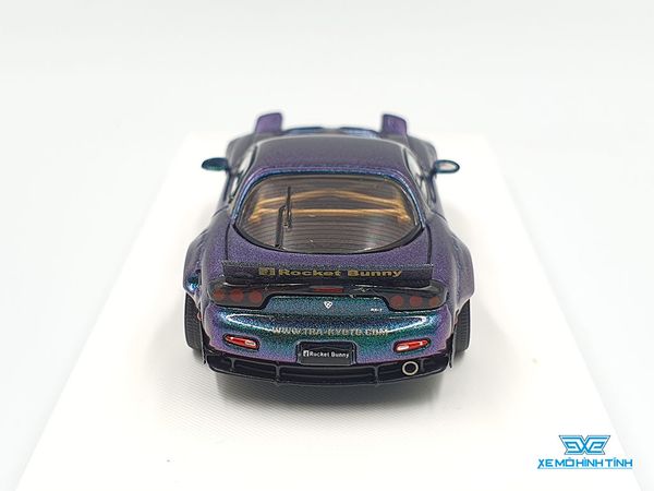 Xe Mô Hình Mazda RX-7 1:64 Time Micro ( Tím Biến Màu )