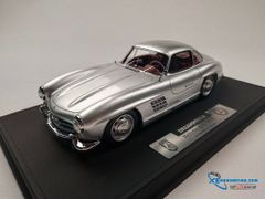 Xe Mô Hình Mercedes-Benz 300SL Limited  #44 1:18 DreamPower ( Bạc )