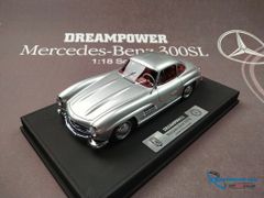 Xe Mô Hình Mercedes-Benz 300SL Limited  #44 1:18 DreamPower ( Bạc )