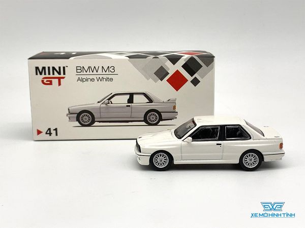 Xe Mô Hình BMW M3 1:64 MiniGT ( Trắng )