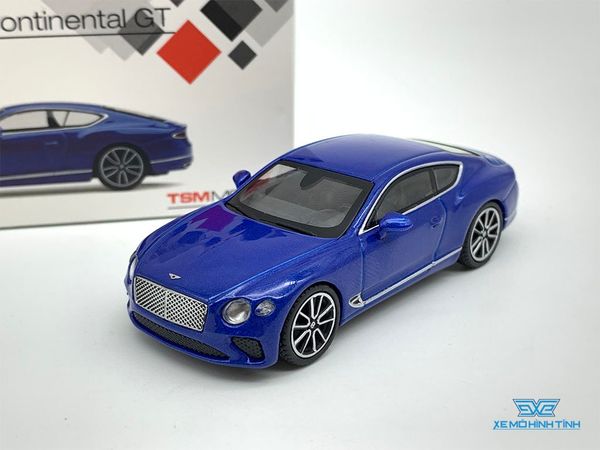 Xe Mô Hình Bentley Continenal GT 1:64 MiniGT( Xanh Dương )