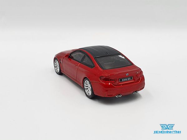 Xe Mô Hình BMW M4 1:64 Minigt ( Cam Đỏ )