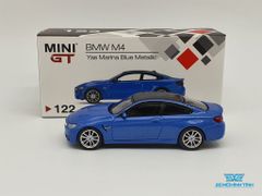 Xe Mô Hình BMW M4 (F82) Yas Marina 1:64 MiniGT ( Xanh Dương )