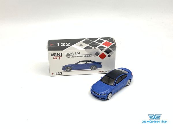 Xe Mô Hình BMW M4 (F82) Yas Marina 1:64 MiniGT ( Xanh Dương )