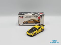 Xe Mô Hình Porsche 911 GT2 RS 1:64 MiniGT ( Vàng )