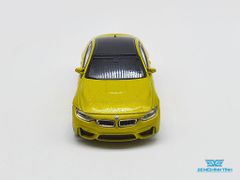 Xe Mô Hình BMW M4 (F82) Austin Yellow Metalic LHD 1:64 Mini GT (Vàng)